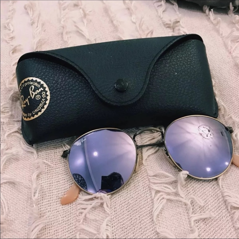 Rayban Round Lilac Glasses